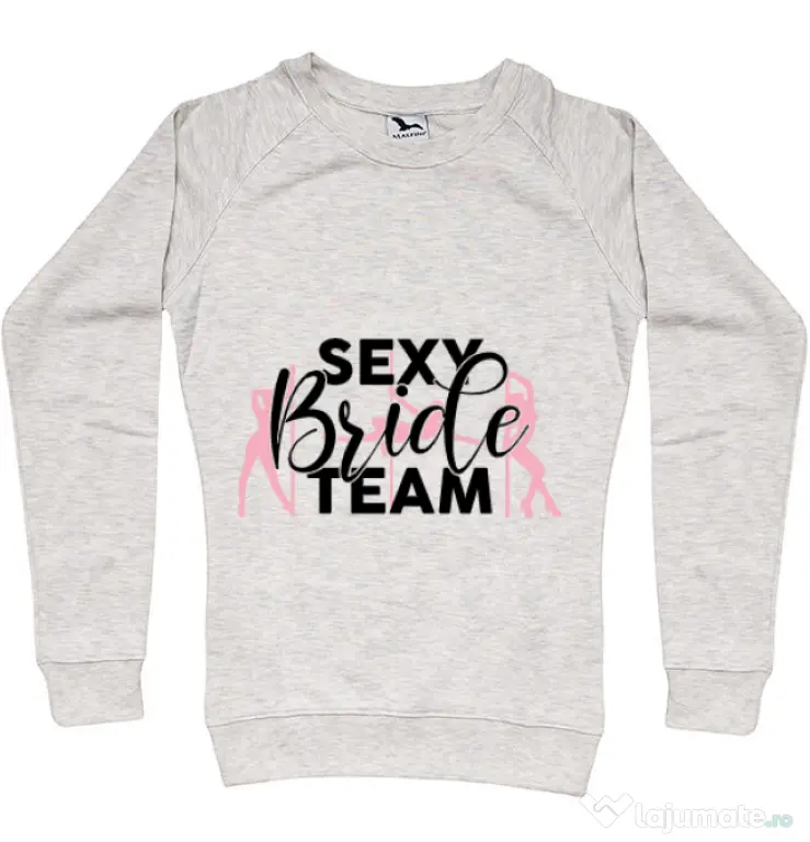 Bluza Petrecerea burlacitelor ADLER Sexy bride team Migdala melanj