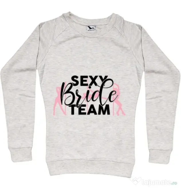 Bluza Petrecerea burlacitelor ADLER Sexy bride team Migdala melanj