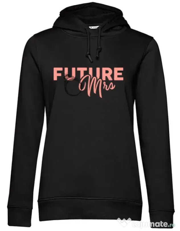 Hoodie Mireasa B&C Future Mrs Negru