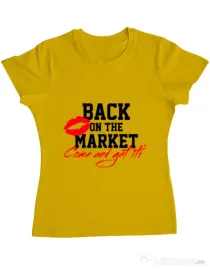 Tricou Burlacite ADLER Back on the market Galben