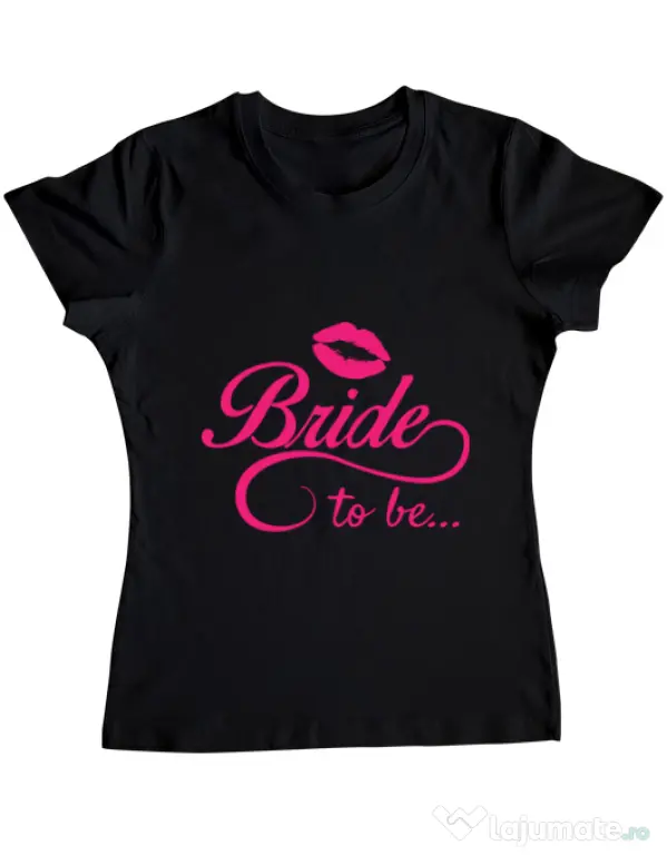 Tricou Mireasa ADLER Bride to be Negru