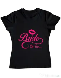 Tricou Mireasa ADLER Bride to be Negru