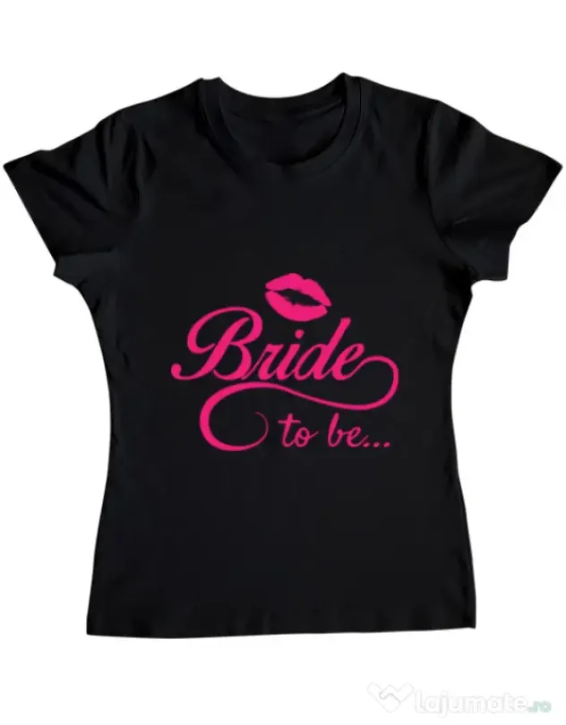 Tricou Mireasa ADLER Bride to be Negru