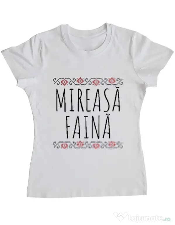Tricou Mireasa ADLER Mireasa faina Alb