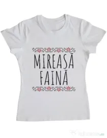 Tricou Mireasa ADLER Mireasa faina Alb