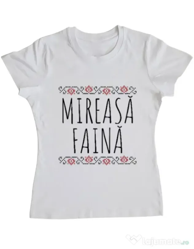 Tricou Mireasa ADLER Mireasa faina Alb