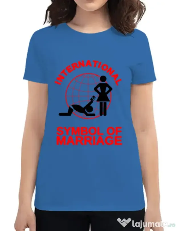 Tricou Mireasa ADLER Symbol of marriage Albastru azuriu