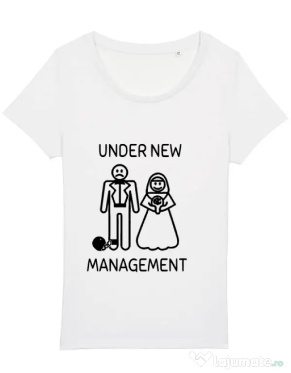 Tricou Mireasa STANLEY STELLA Under new management Alb