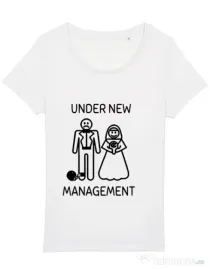 Tricou Mireasa STANLEY STELLA Under new management Alb