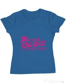 Tricou Petrecerea burlacitelor ADLER Come on Barbie Albastru azuriu