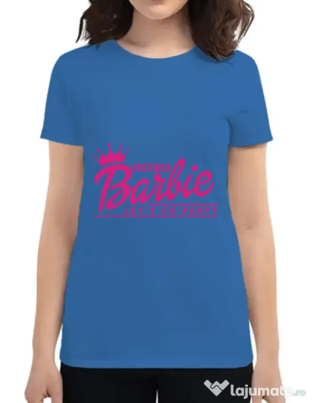 Tricou Petrecerea burlacitelor ADLER Come on Barbie Albastru azuriu