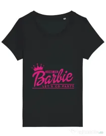 Tricou Petrecerea burlacitelor STANLEY STELLA Come on Barbie Negru