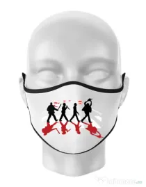 Masca personalizata reutilizabila Abbey road killer Alb