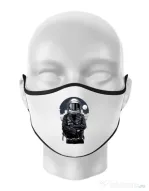 Masca personalizata reutilizabila Astronaut rebel Alb