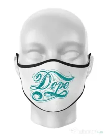 Masca personalizata reutilizabila Dope Alb