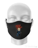 Masca personalizata reutilizabila Friday Negru