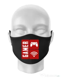 Masca personalizata reutilizabila Gamer Negru
