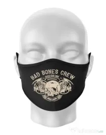 Masca personalizata reutilizabila Grim reaper Negru