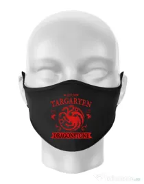 Masca personalizata reutilizabila House Targaryen Negru