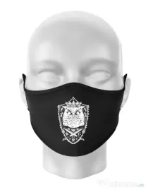 Masca personalizata reutilizabila King of the night Negru