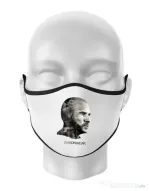 Masca personalizata reutilizabila Lincoln Alb