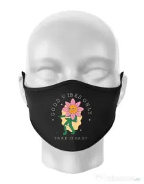 Masca personalizata reutilizabila M&D 29 Negru