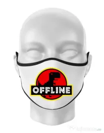 Masca personalizata reutilizabila Offline Alb