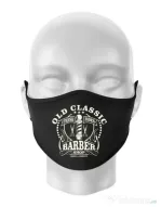 Masca personalizata reutilizabila Old Classic Barber Negru