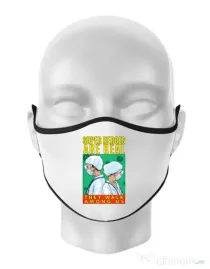 Masca personalizata reutilizabila Real super heroes Alb