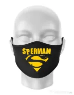 Masca personalizata reutilizabila Sperman Negru