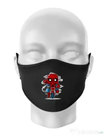Masca personalizata reutilizabila Spidey Minibike Negru