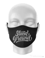 Masca personalizata reutilizabila Stand Your Ground Negru