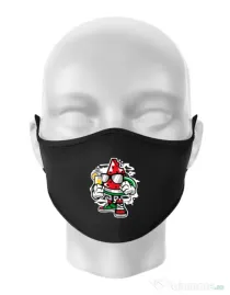 Masca personalizata reutilizabila Stay Fresh Negru