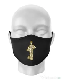 Masca personalizata reutilizabila Street C3PO Negru