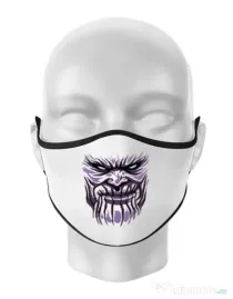 Masca personalizata reutilizabila Thanos mask Alb