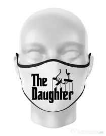 Masca personalizata reutilizabila The daughter Alb