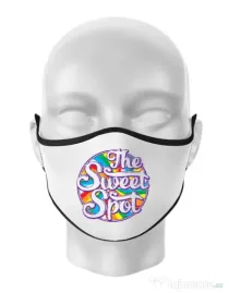 Masca personalizata reutilizabila The sweet spot Alb
