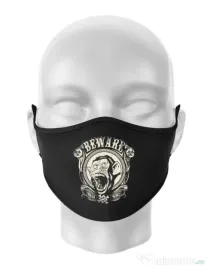 Masca personalizata reutilizabila Urban monkey Negru