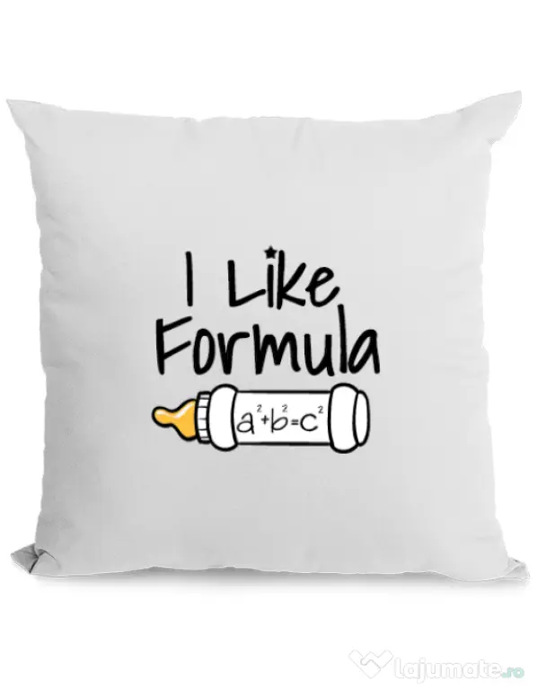 Perna personalizata I like formula Alb