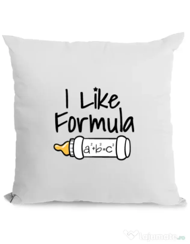 Perna personalizata I like formula Alb