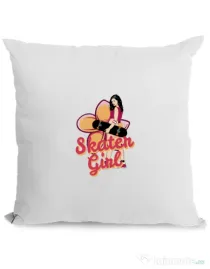 Perna personalizata Skater Girl Alb