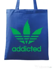 Sacosa din panza Addicted Albastru regal