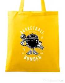 Sacosa din panza Basketball Bomber Galben