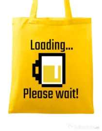 Sacosa din panza Beer loading Galben