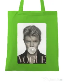 Sacosa din panza Bowie Verde mar