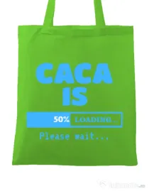 Sacosa din panza Caca is loading Verde mar