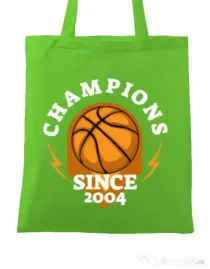 Sacosa din panza Champions Verde mar