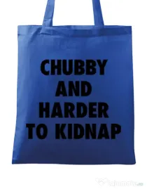Sacosa din panza Chubby Albastru regal