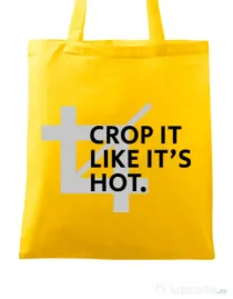 Sacosa din panza Crop it Galben