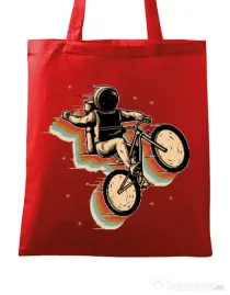 Sacosa din panza Cycling space Rosu
